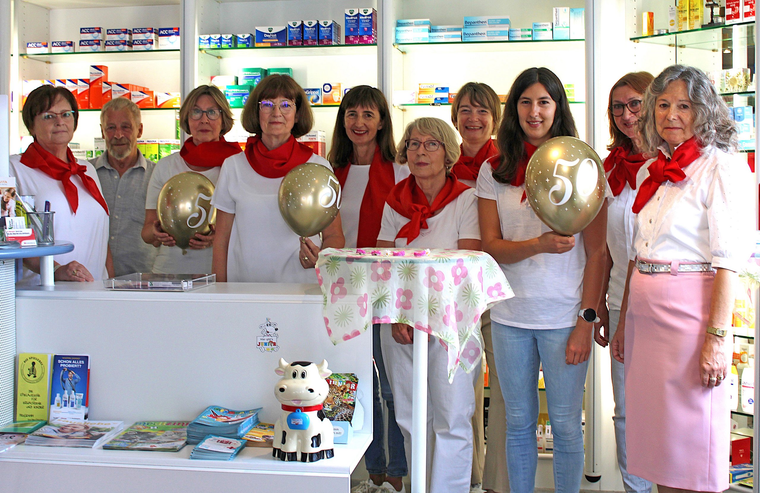 Team Konrad-Apotheke in der Apotheke